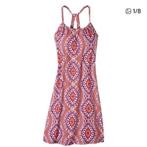 Prana Yoga Quinn Geometric Sleeveless Dress Casual